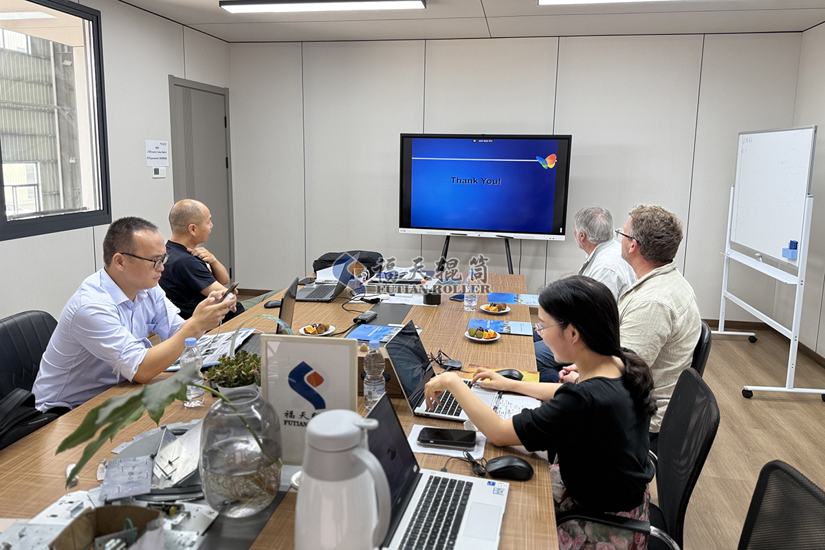 福天輥筒歡迎澳大利亞礦山機械設備客戶來訪2.jpg